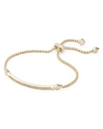 Kendra Scott Ott Adjustable Chain Bracelet - White