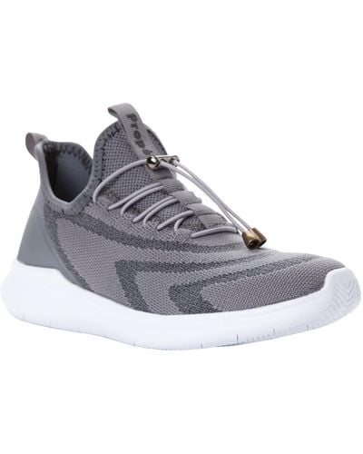 Propet Travelbound Aspect Running Fitness Athletic Shoes - Gray