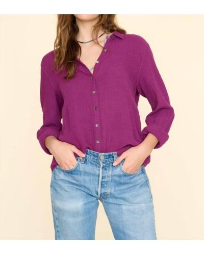 Xirena Scout Shirt - Purple