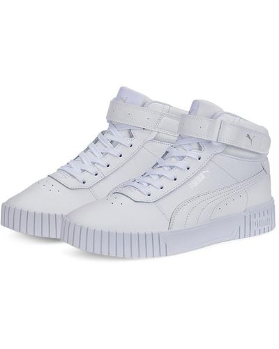 PUMA Carina 2.0 Leather Gym High-top Sneakers - White