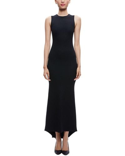 Alice + Olivia Alice + Olivia Delora Wool Maxi Dress - Black