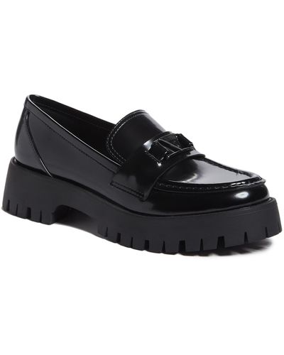 Guess Factory Chunky Platform Loafers - Black