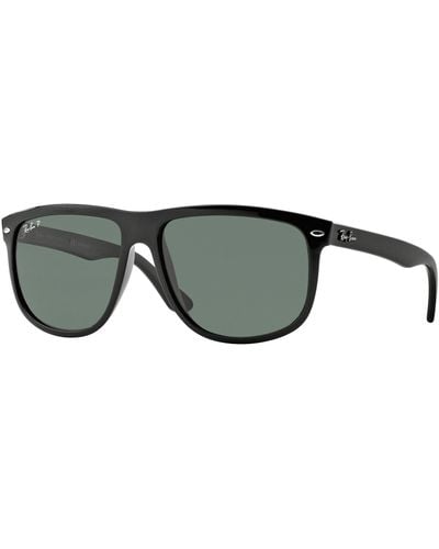 Ray-Ban Rb4147 601/58 Polarized Square Sunglasses - Black