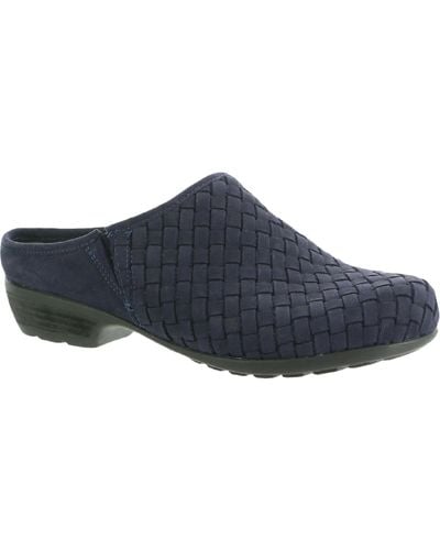 Walking Cradles Emerson Slip On Padded Insole Clogs - Blue