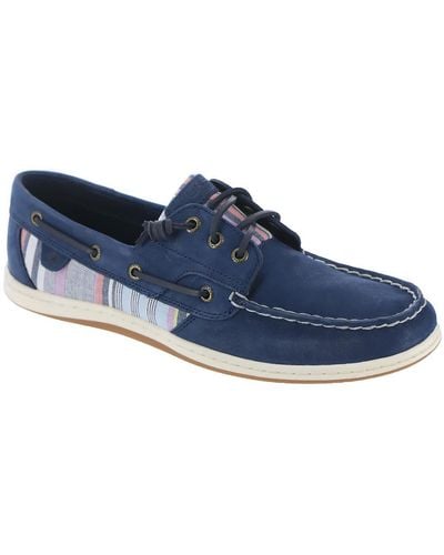 Sperry Top-Sider Songfish Leather Slip-on Sneakers - Blue