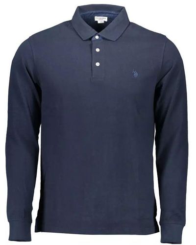 U.S. POLO ASSN. Blue Cotton Polo Shirt