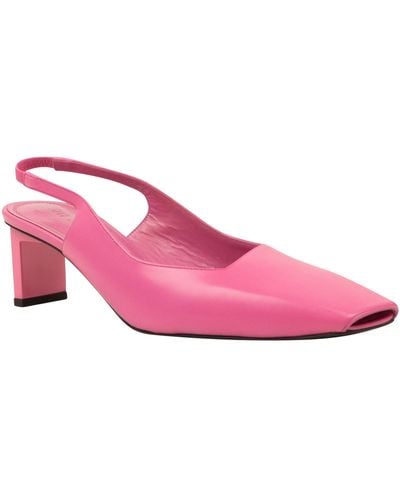 1017 ALYX 9SM Betta Leather Slingback Pump Heels - Pink
