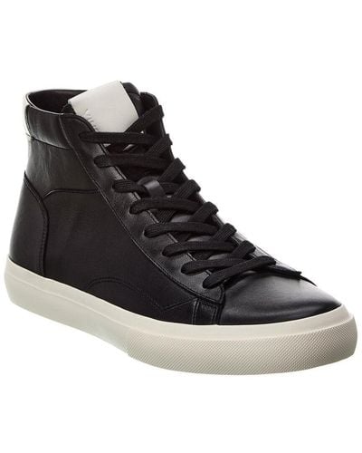 Vince Fitzroy-b Leather Sneaker - Black