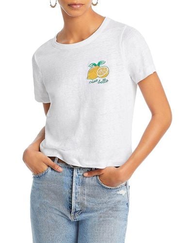 Chaser Brand Crop Cotton T-shirt - White