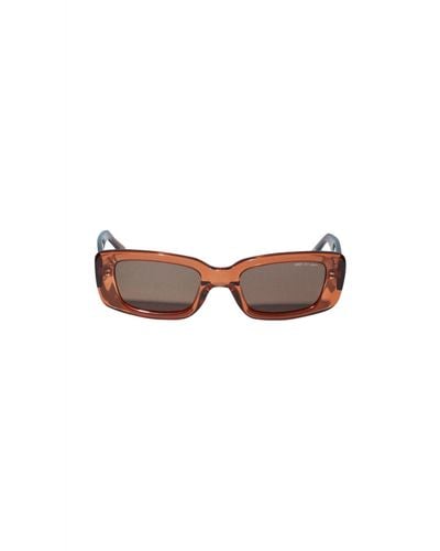 DMY BY DMY Preston Transparent Sunglasses - Brown