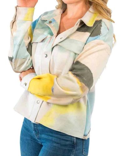 Trisha Tyler Ultra Suede Jacket - Yellow