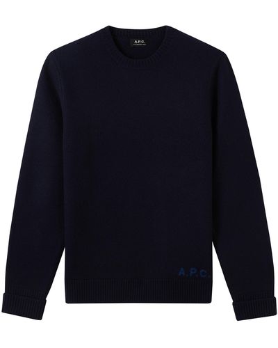 A.P.C. Edward Sweater - Blue
