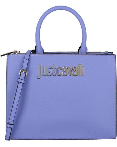 Just Cavalli Logo Shoulder Bag - Blue