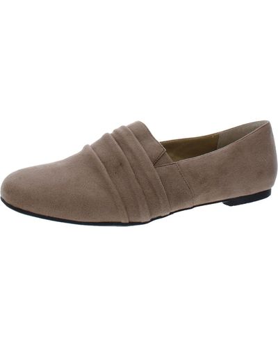 Ros Hommerson Donut Round Toe Slip On Loafers - Brown