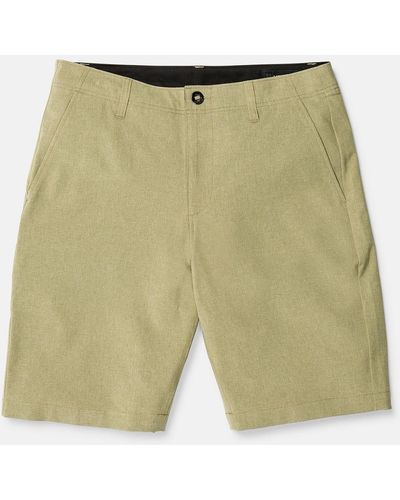 Volcom Kerosene Hybrid Shorts - Khaki - Green