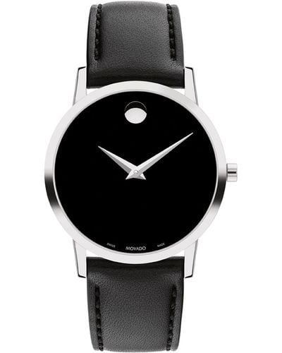 Movado Museum Classic Dial Watch - Black