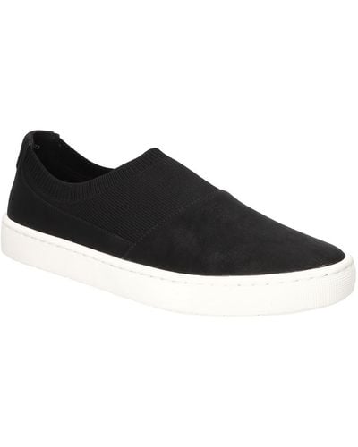 Bella Vita Veanna Faux Leather Lifestyle Casual And Fashion Sneakers - Black