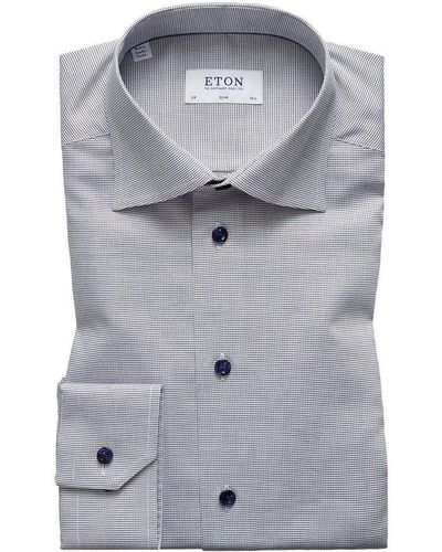 Eton Slim Fit Shirt - Gray