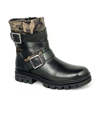 Eric Michael 's Natalie Leather Boot - Black