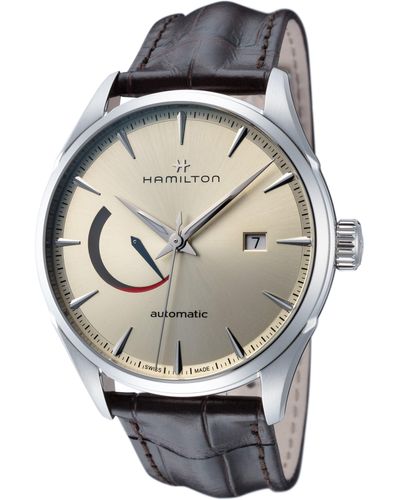 Hamilton Jazzmaster 42mm Automatic Watch - Metallic