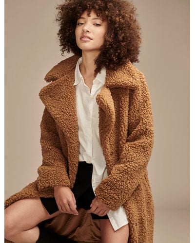 Lucky brand teddy sherpa cheap coat