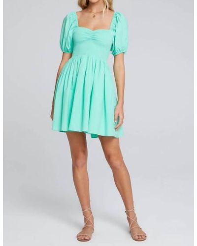 Saltwater Luxe Ariana Mini Dress - Blue