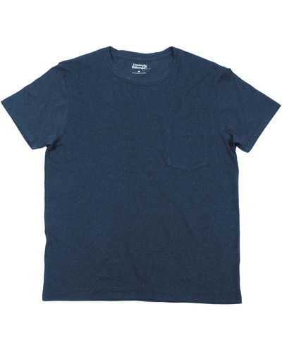 Unsimply Stitched Lounge Pocket T - Blue