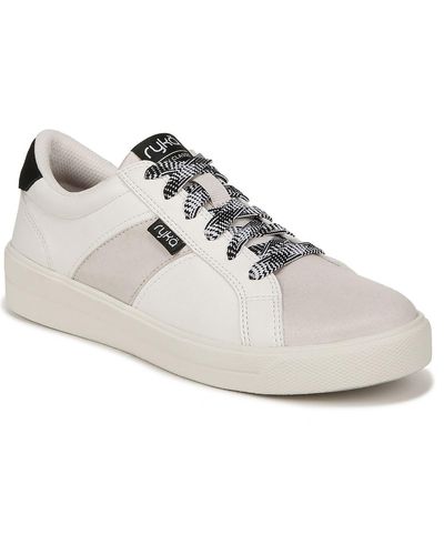 Ryka Viv Classic Leather Lifestyle Athletic And Training Shoes - White