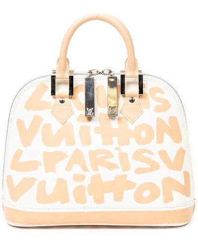 Louis Vuitton Ltd. Ed. Stephen Sprouse Graffiti Alma Mm - Natural