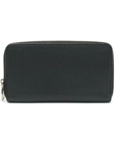 Louis Vuitton Zippy Organizer Leather Wallet (pre-owned) - Black