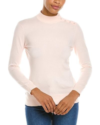 Brooks Brothers Pearl Sweater - Pink
