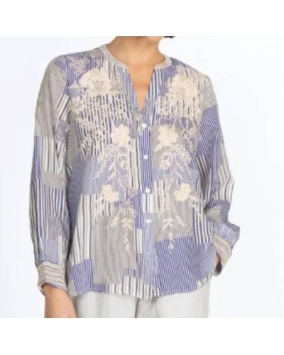 Johnny Was Osiris Relaxed Button Down - Purple