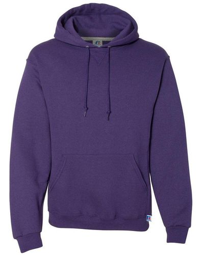 Russell Dri Power Hooded Sweatshirt - Purple