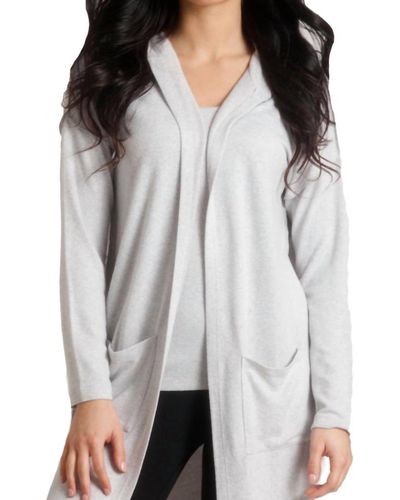 French Kyss Supersoft Hooded Duster - Gray