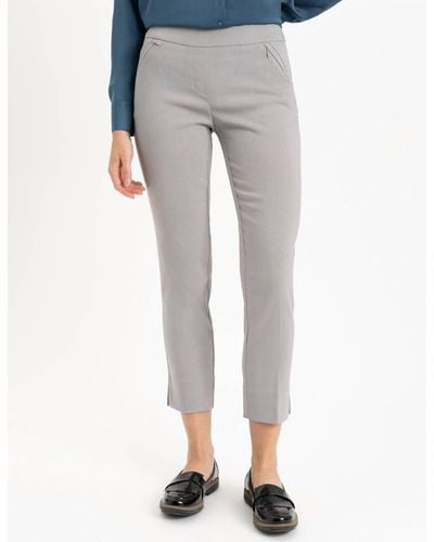 Renuar Ladies Woven Pants - Gray