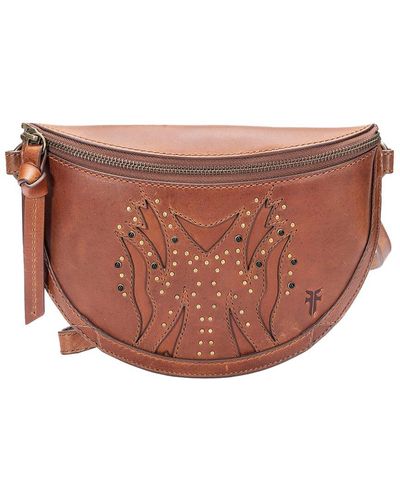 Frye Shelby Studded Leather Belt Bag - Brown