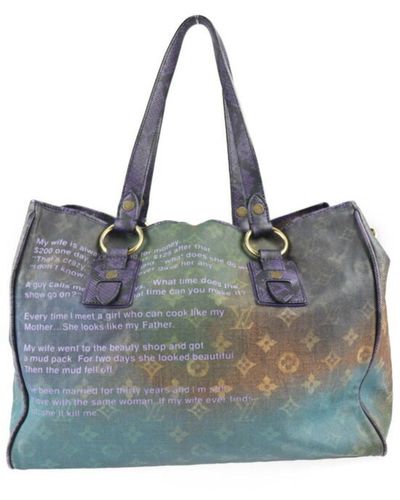 Louis Vuitton Canvas Shoulder Bag (pre-owned) - Blue