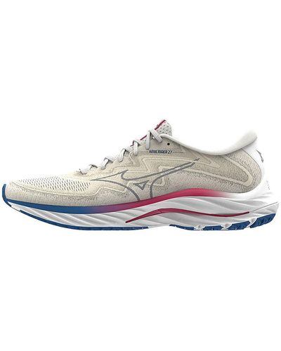 Mizuno Wave Rider 27 Ssw Fitness Lifestyle Casual And Fashion Sneakers - Gray