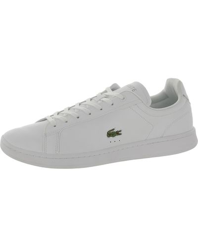 Lacoste Carnaby Pro Bl23 Leather Casual Casual And Fashion Sneakers - Gray