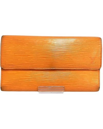 Louis Vuitton Trésor Leather Wallet (pre-owned) - Orange
