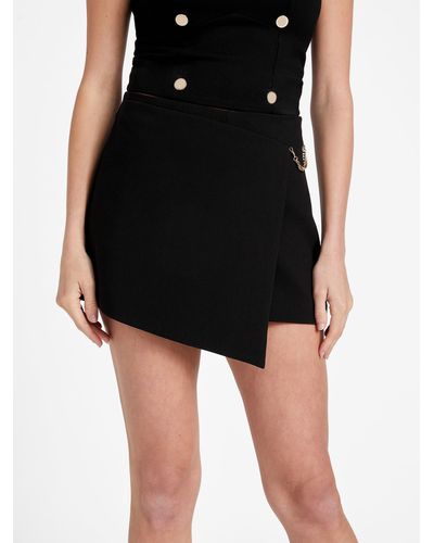 Guess Factory Sinai Chained Skort - Black
