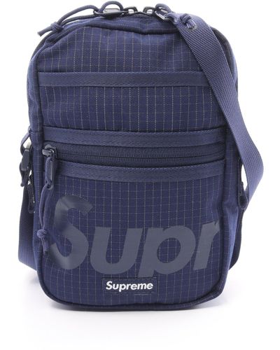 Supreme Shoulder Bag Nylon Navy 2024ss - Blue