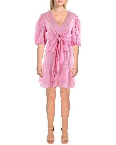 Lauren by Ralph Lauren Summer Above-knee Babydoll Dress - Pink