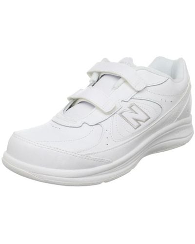 New Balance 577 Leather Casual Walking Shoes - White