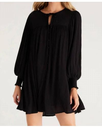 Z Supply Luca Mini Dress - Black