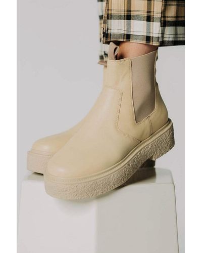 Free People Carmel Chelsea Boot - Natural