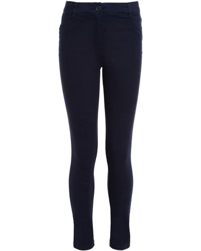 Nautica Girl's Sateen Skinny Pant (plus Sizes) - Blue