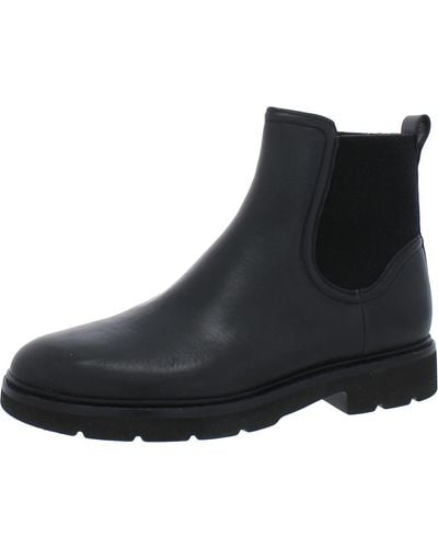 Vince Rue Wool Blend Chelsea Boots - Black