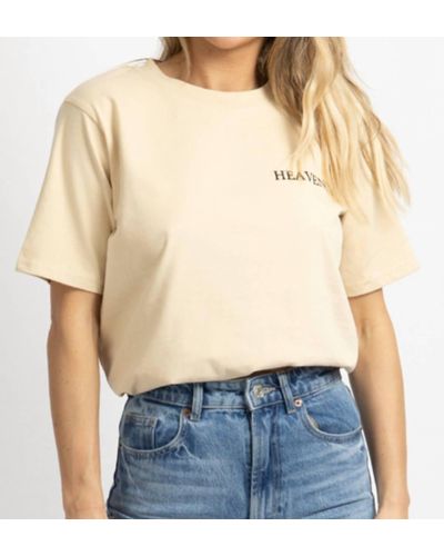 Bailey Rose Heavenly Graphic Tshirt - Natural