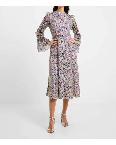 French Connection Alezzia Ely Jacquard Dress - Multicolor